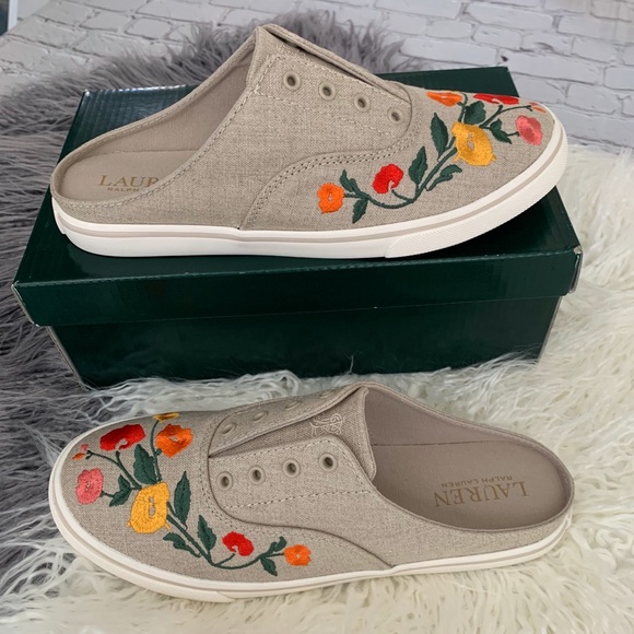 Ralph Lauren Shoes - Ralph Lauren Jaida Linen Sneakers Shoe Slide 7